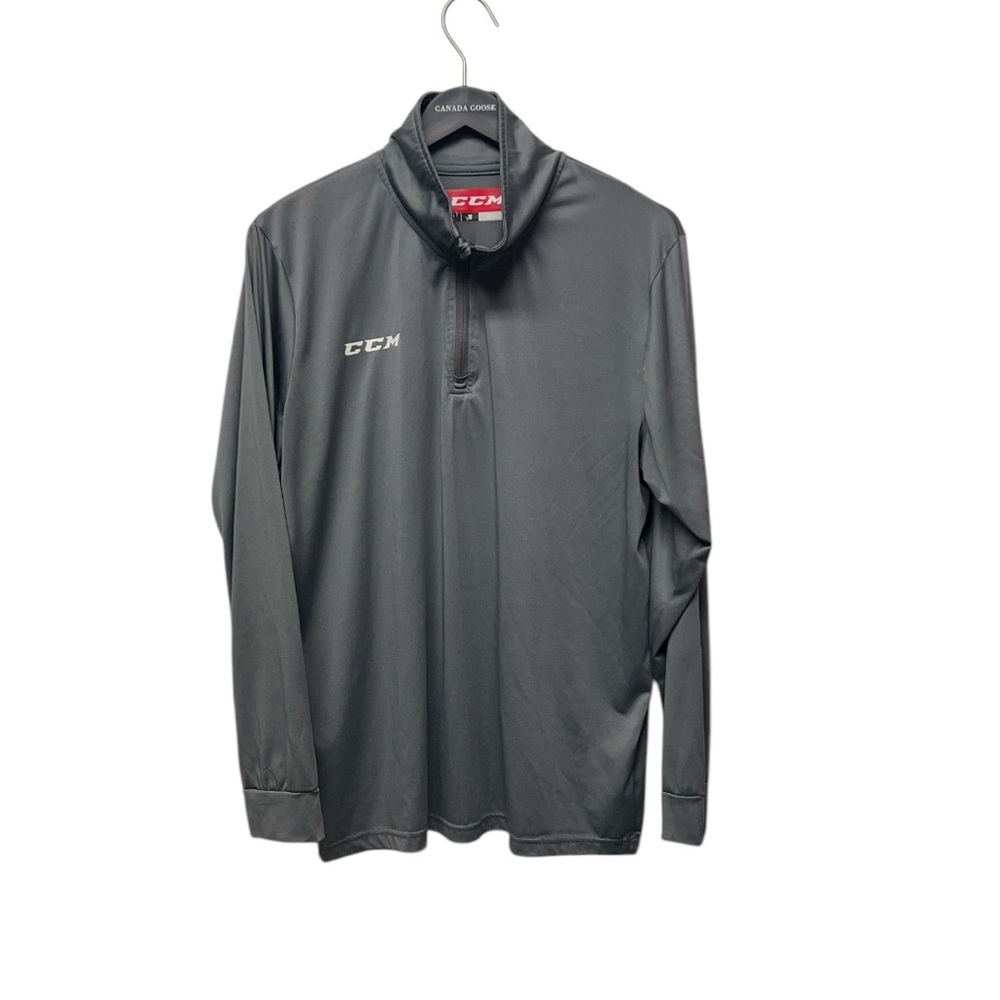 CCM Gray Long Sleeve Pullover.‎  Hockey